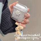 Quicksand Snowflake Headphone Cover