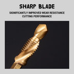 Tapping And Chamfering Integrated Hexagonal Shank Drill